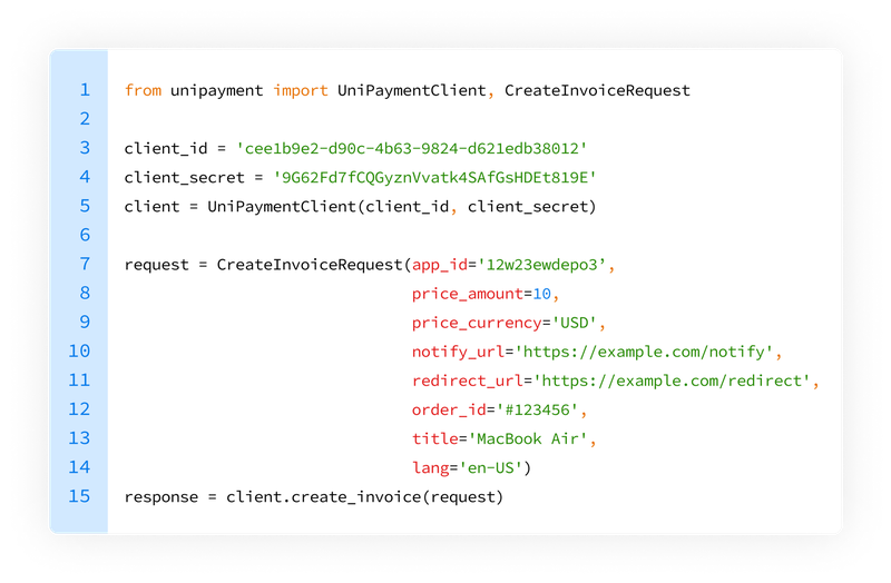 python example